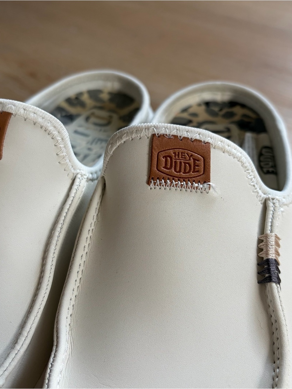 HEY DUDE Austin Lift Classic White Slip-On Loafers - Picture 3 of 9